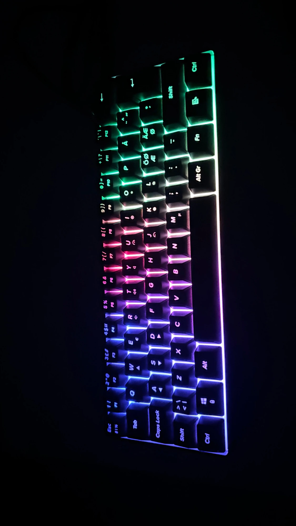 Deltaco Next MX5 Illuminated Mini Keyboard - 1