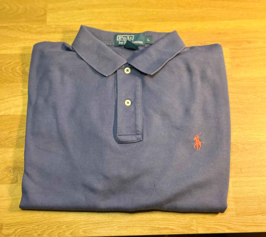 Blå pikétröja från Polo Ralph Lauren