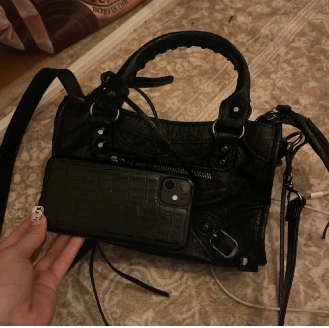 Svart City Mini handväska - 3