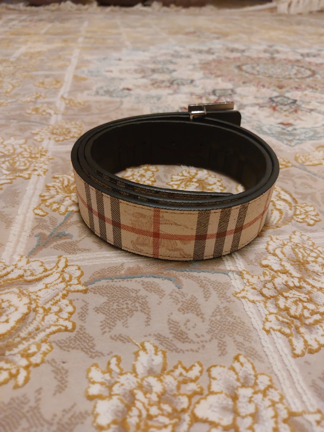 B Bälte Silver Buckla - 1