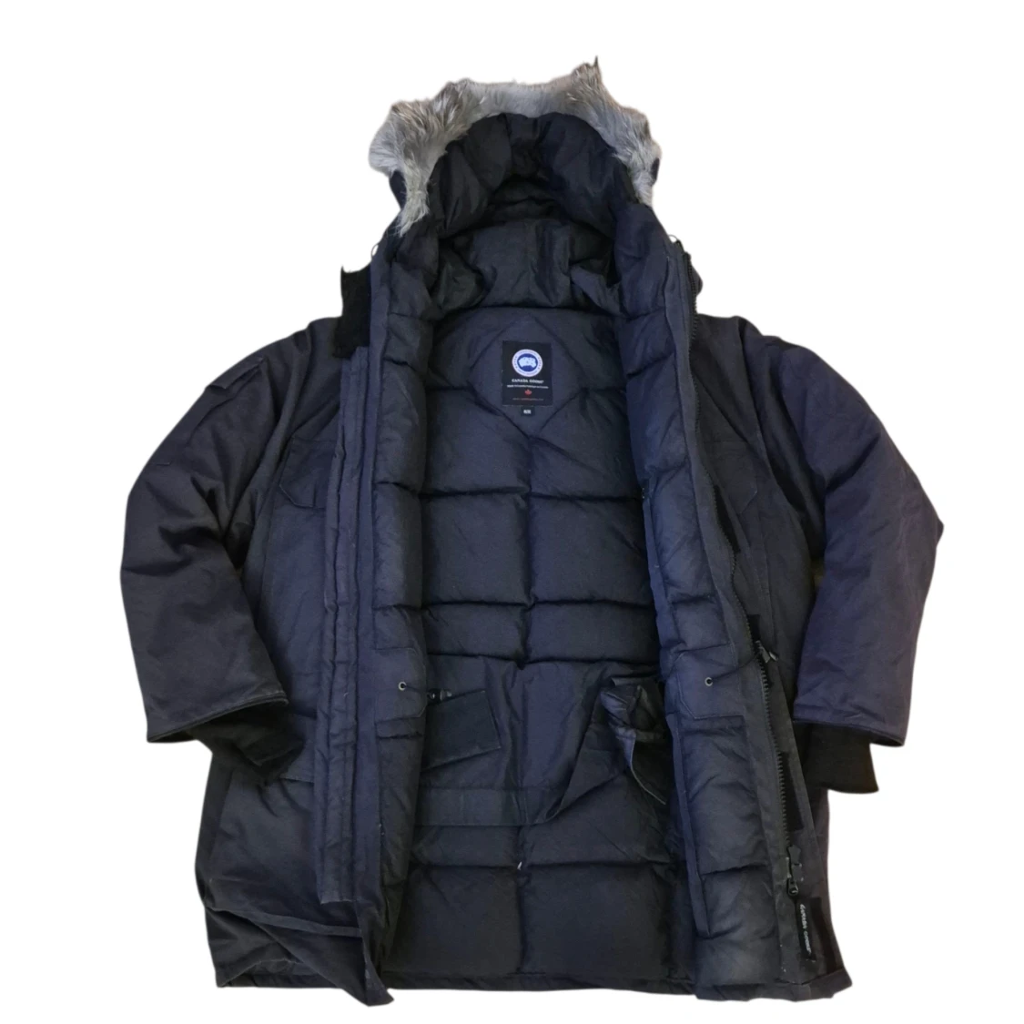 Mörkblå Canada Goose dunparkas - 4