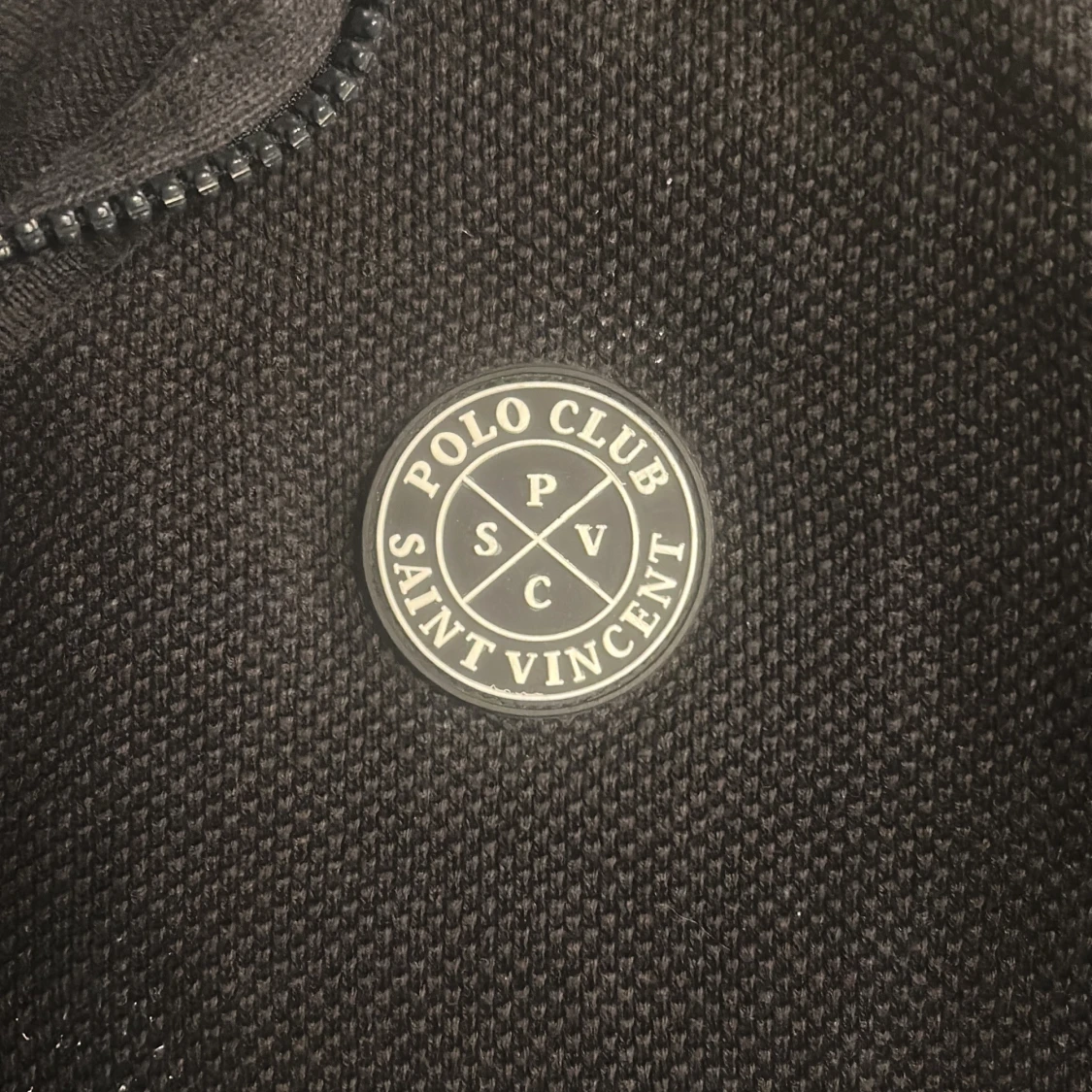 Mörkblå half zip-tröja Polo Club - 2