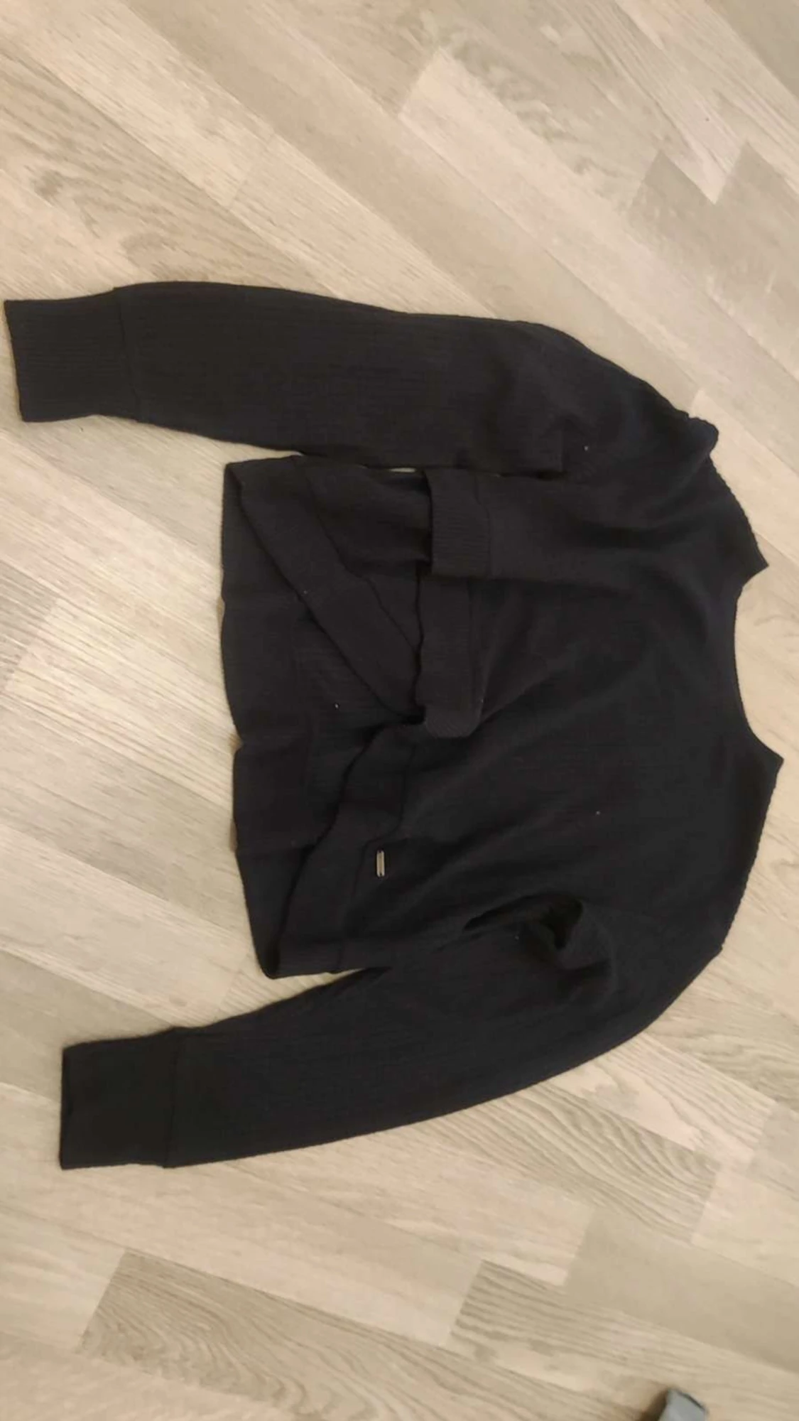 Svart stickad tröja från Hollister - 3