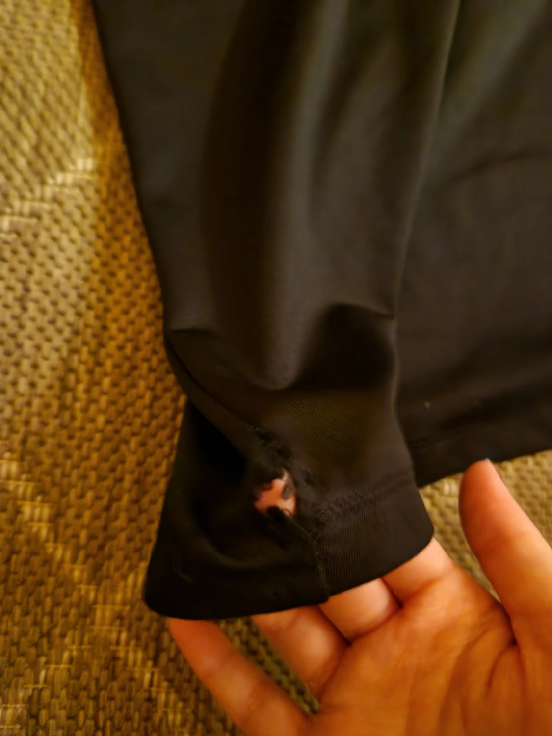 Svart Nike Dri-Fit half zip tröja - 2