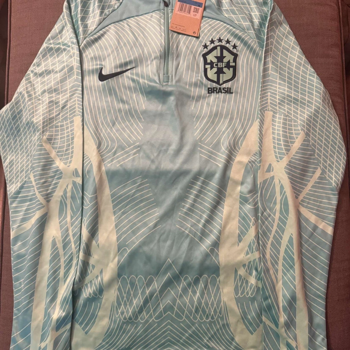 Nike Brasil långärmad fotbollströja M