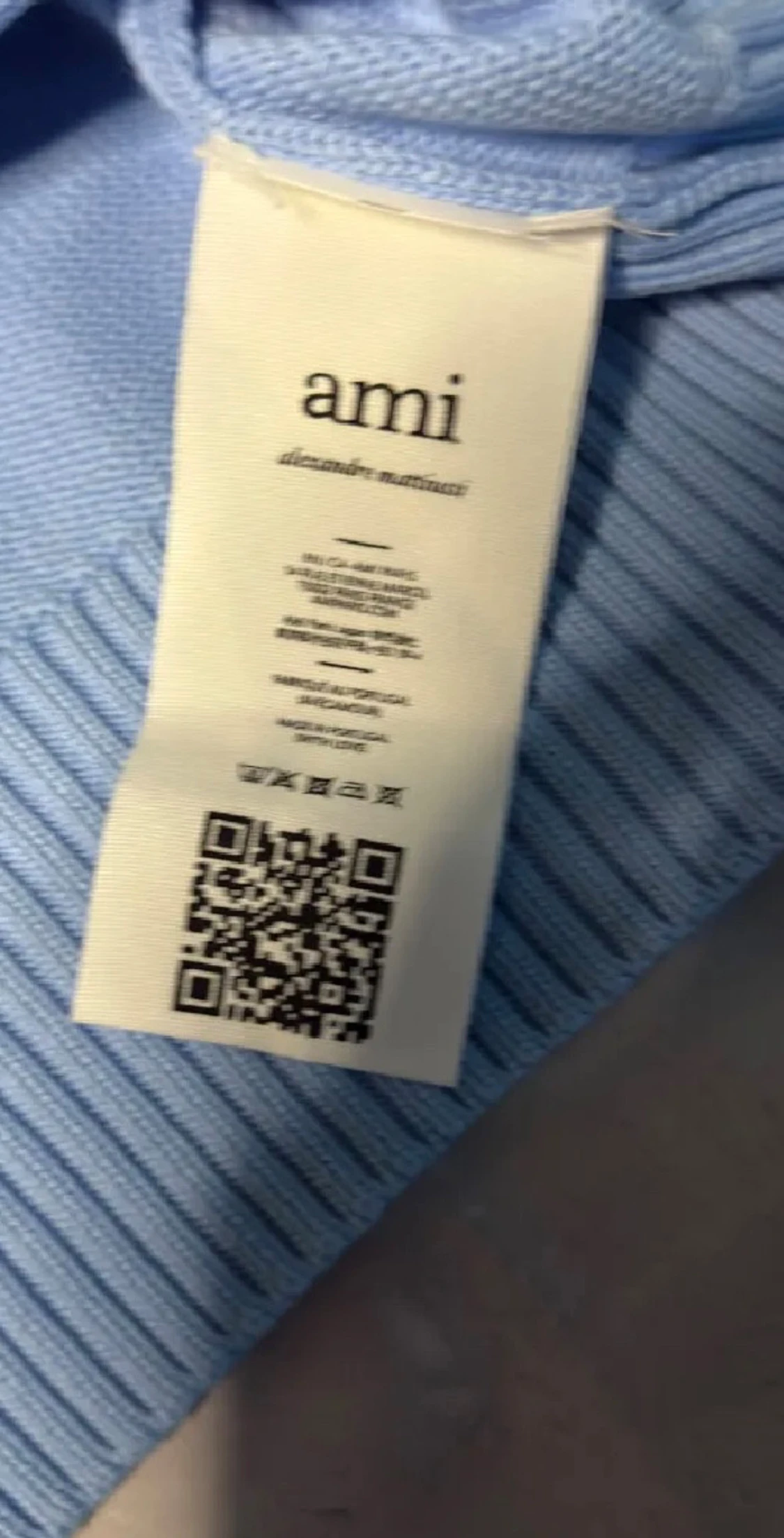 Ljusblå stickad tröja från Ami - 3