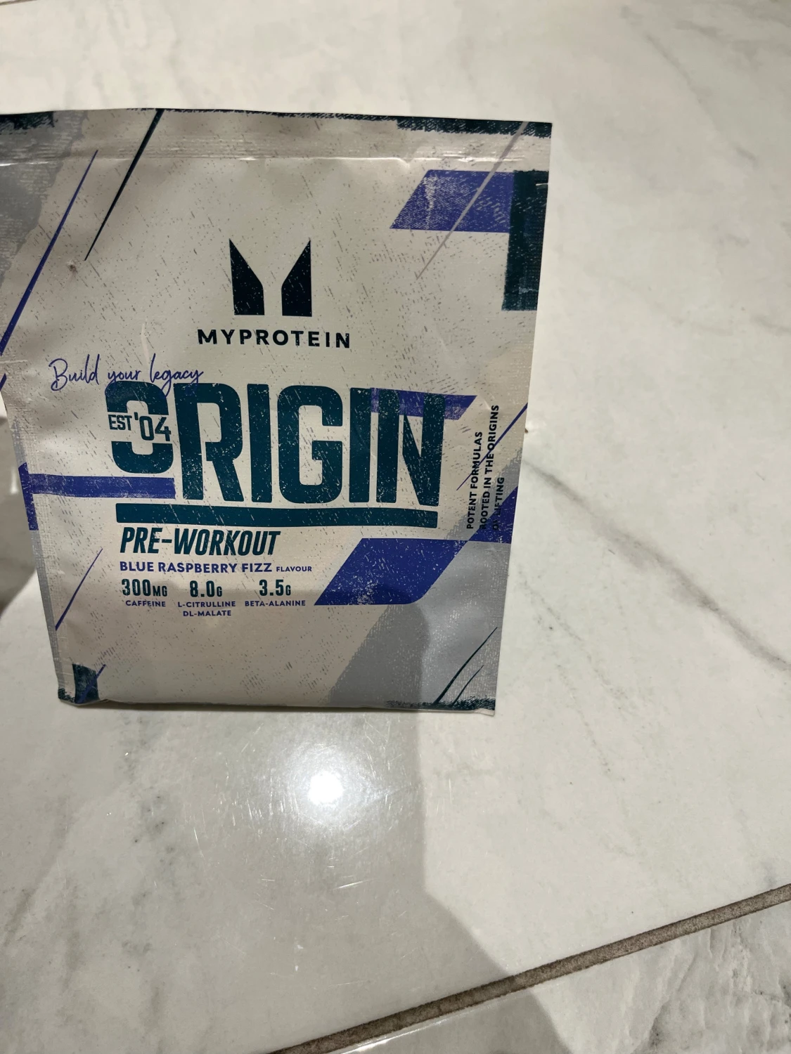 Origin Pre-Workout Blue Raspberry Fizz - 1