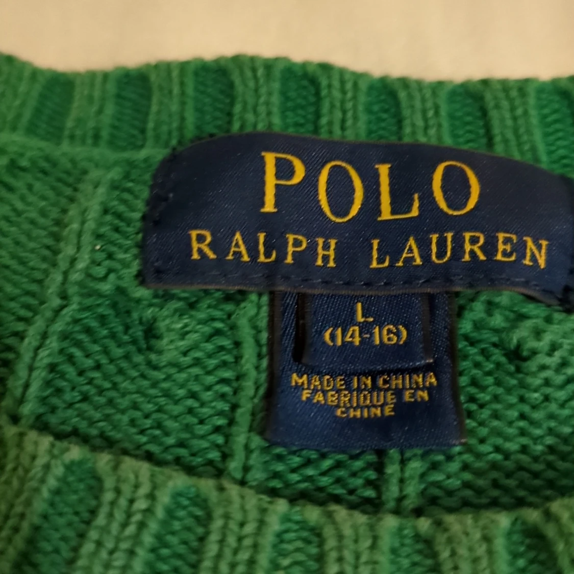 Grön stickad tröja Polo Ralph Lauren - 2