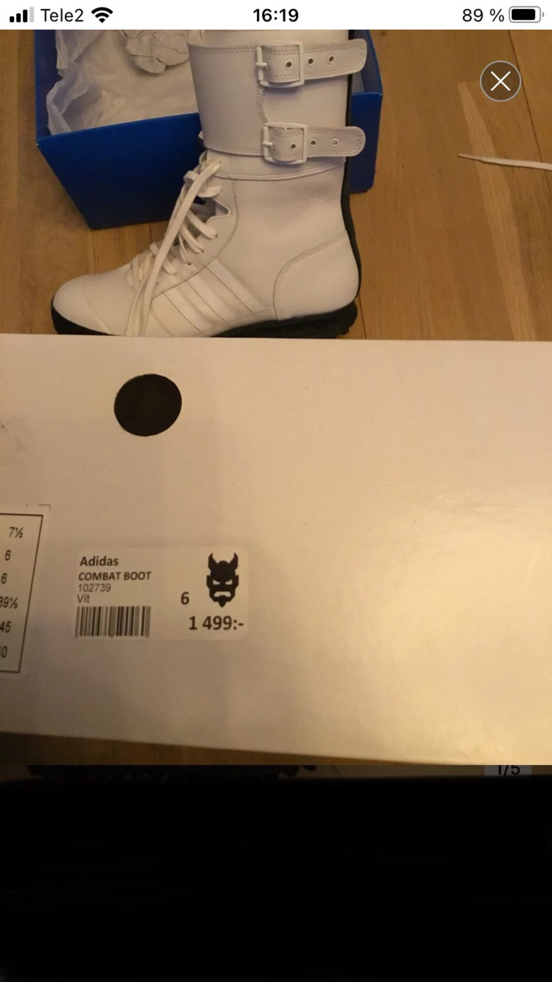 Vita höga boots från Adidas - 4