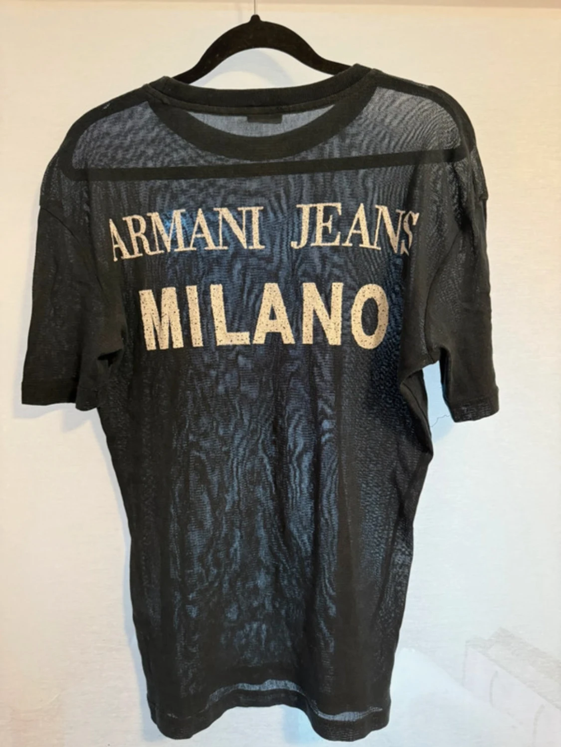 Mörkblå mesh t-shirt Armani Jeans - 1