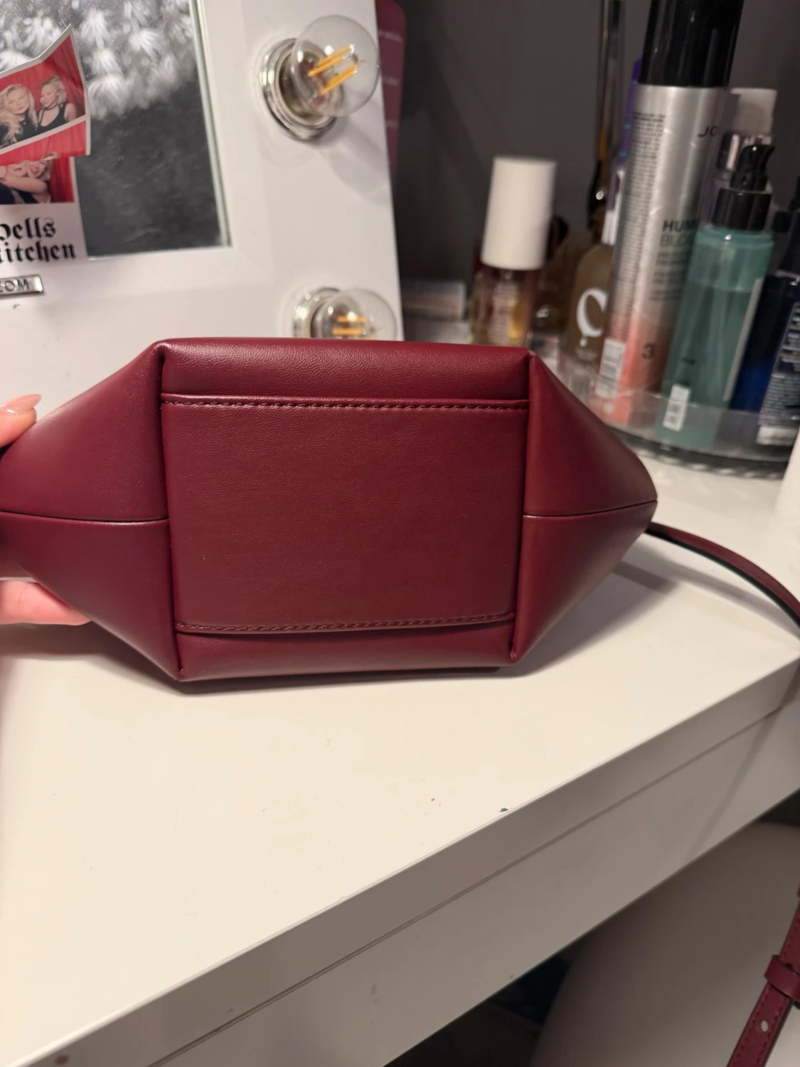 Röd ganni bou bag small - 3