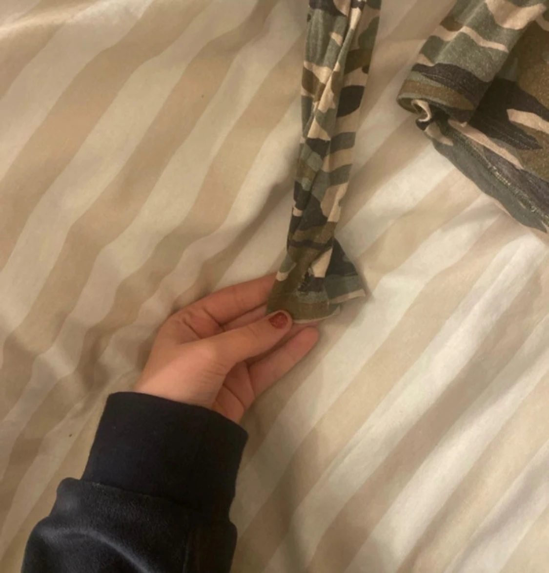 Camouflage polotröja med lång ärm - 2