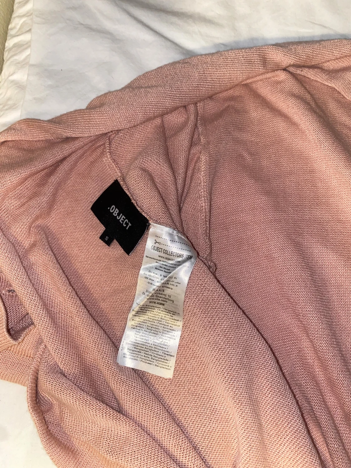 Superskön rosa, typ omlott kofta  - 2