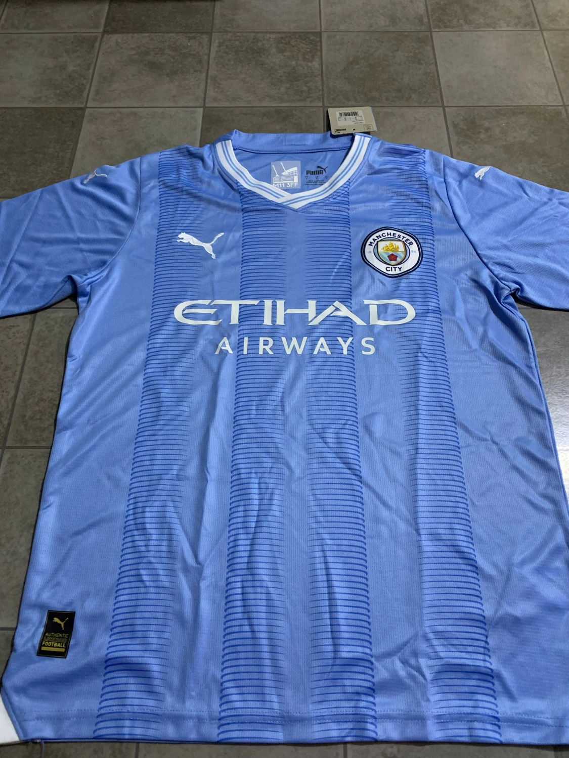 Manchester City matchtröja Puma blå