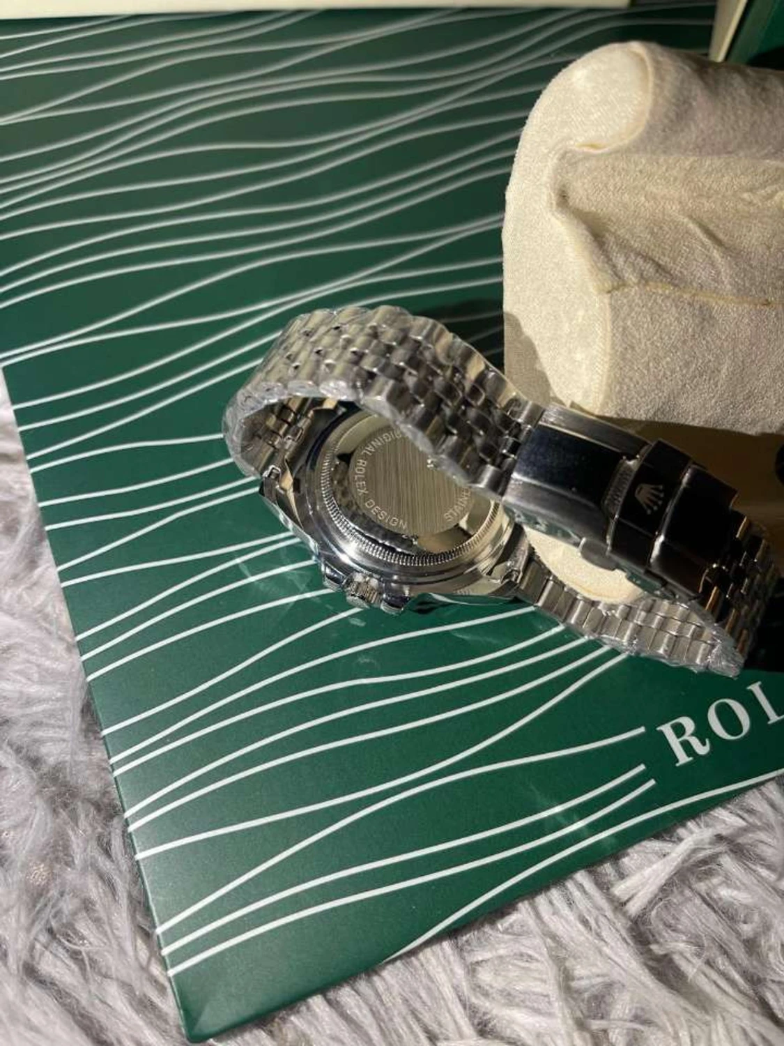 Rolle Submariner svart/röd stål - 4