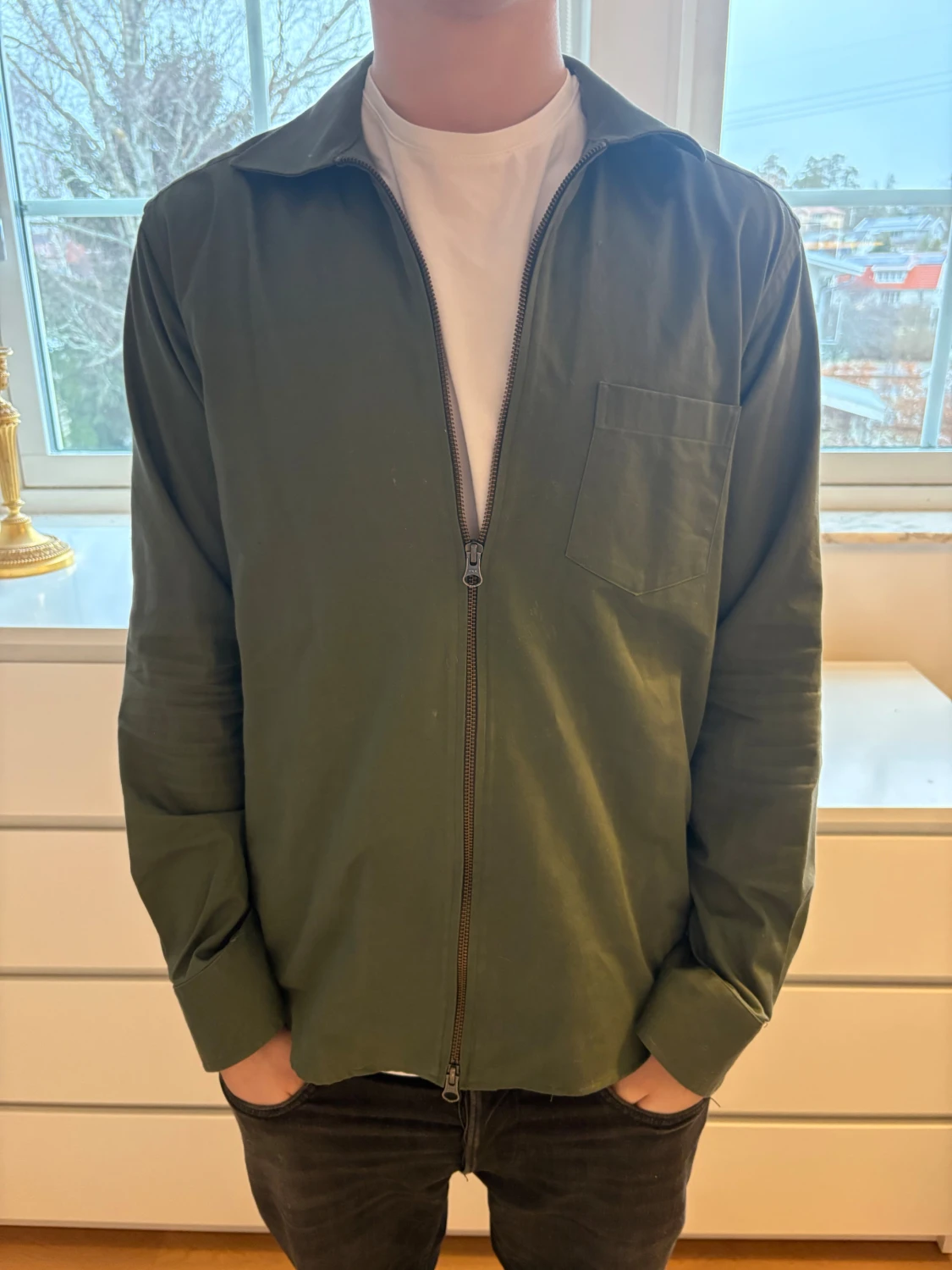 Grön overshirt från John Henric