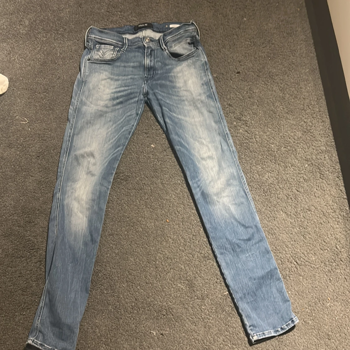 Replay ljusblå jeans, storlek 30/32