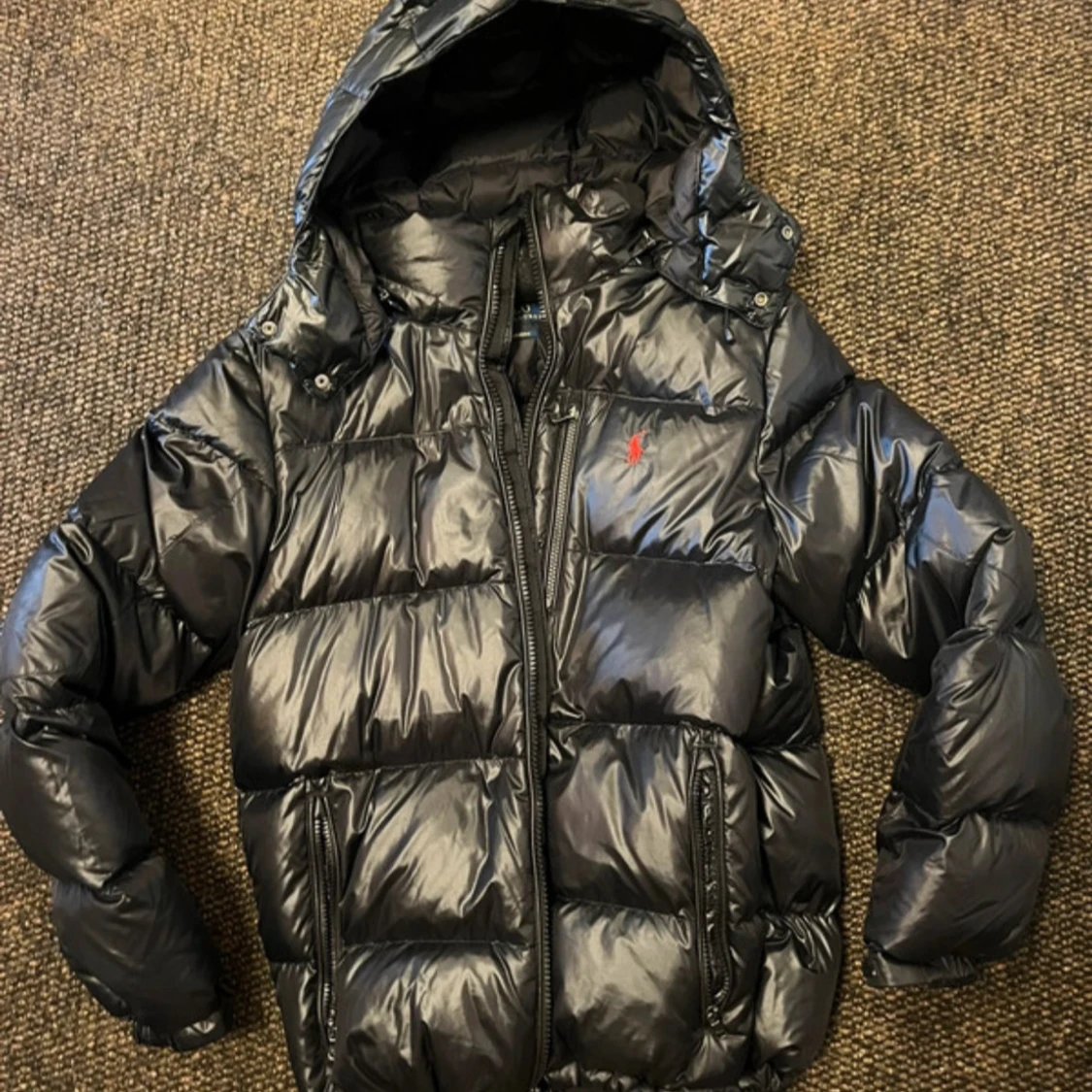 Svart pufferjacka från Polo Ralph Lauren