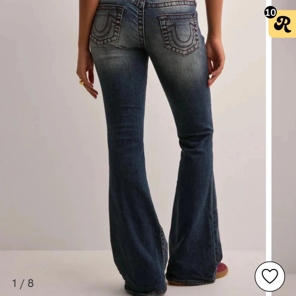 Blå bootcut jeans från True Religion
