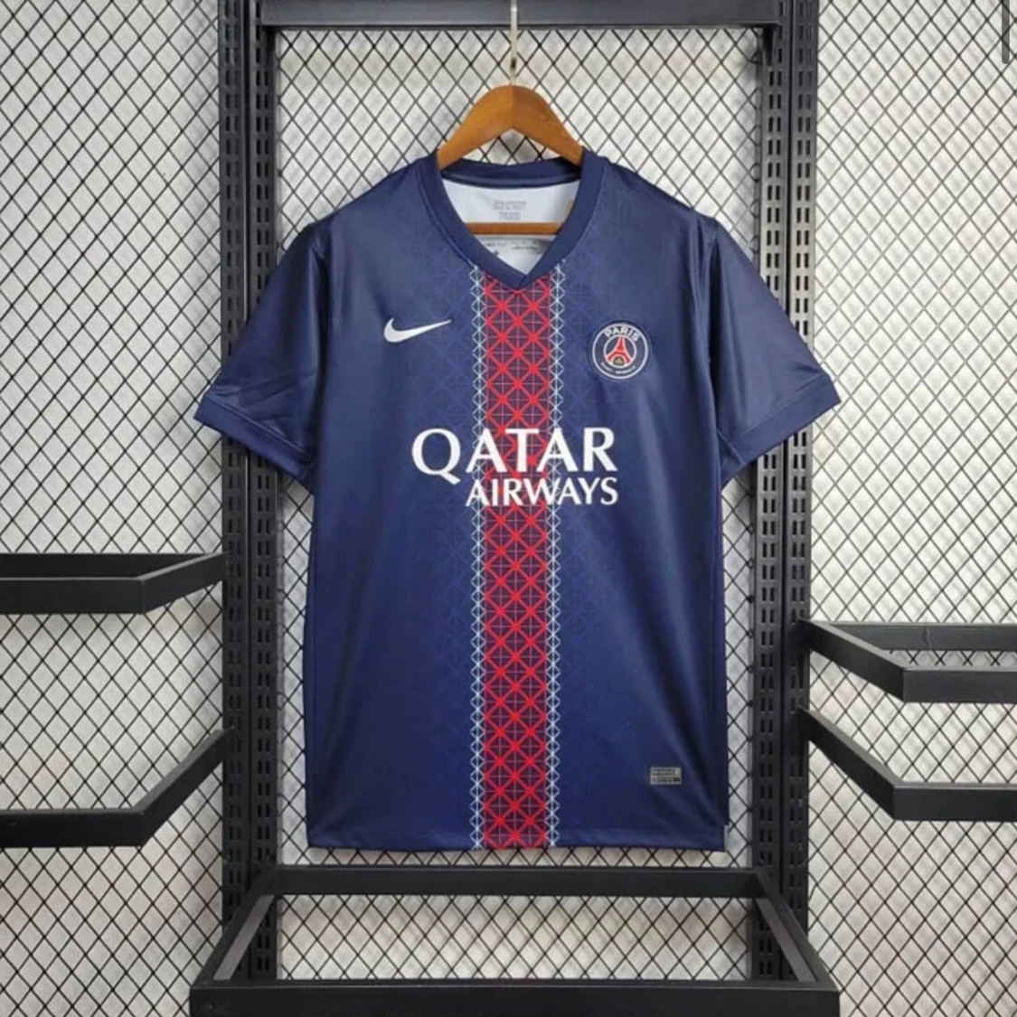 PSG blå fotbollströja Nike