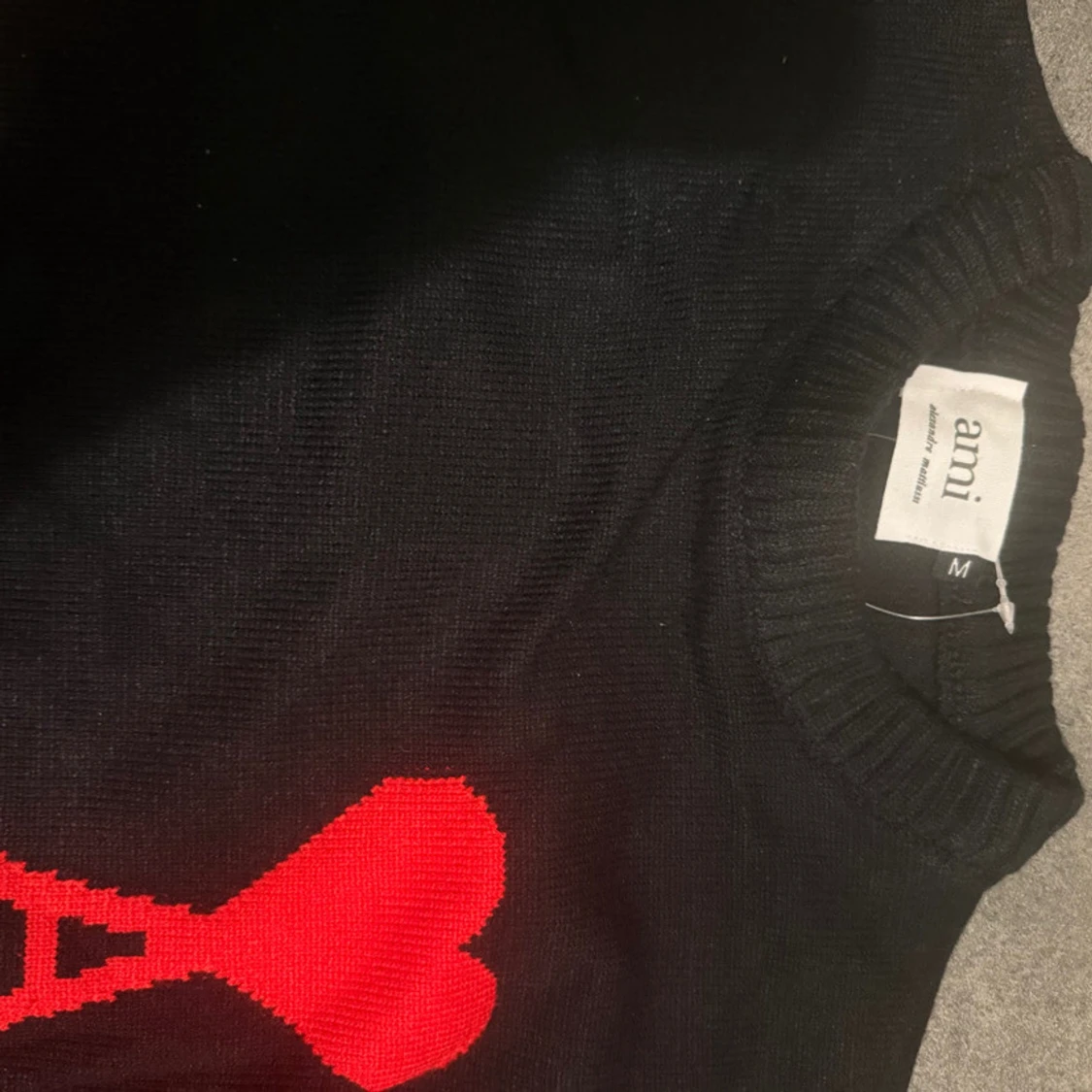 Svart stickad tröja Ami Paris  - 2