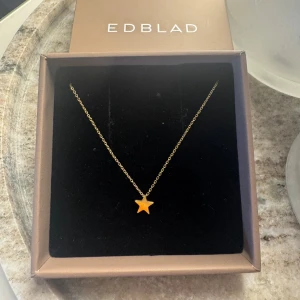 Halsband med stjärna Edblad  - Super snyggt halsband som passar till mycket. Jag har fått ett annat halsband, så därför kommer inte detta till användning längre. De går att justera längden, på sista bilden har jag halsbandet så kort som man kan. En perfekt julklapp till någon som du tycker om❤️ hör gärna av dig vid frågor❤️