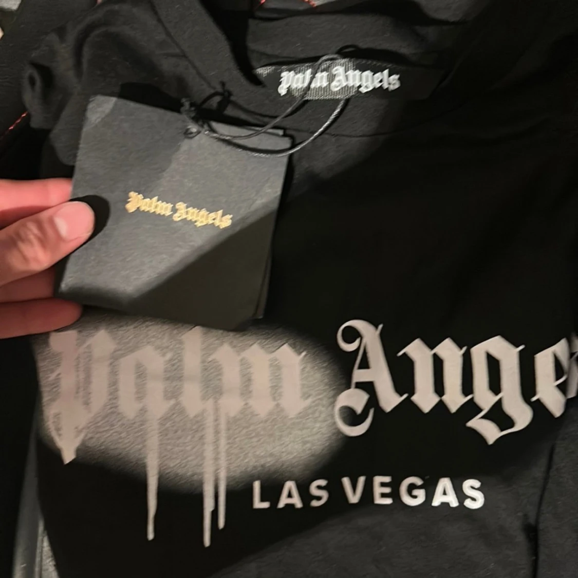 Palm Angels svart t-shirt Las Vegas