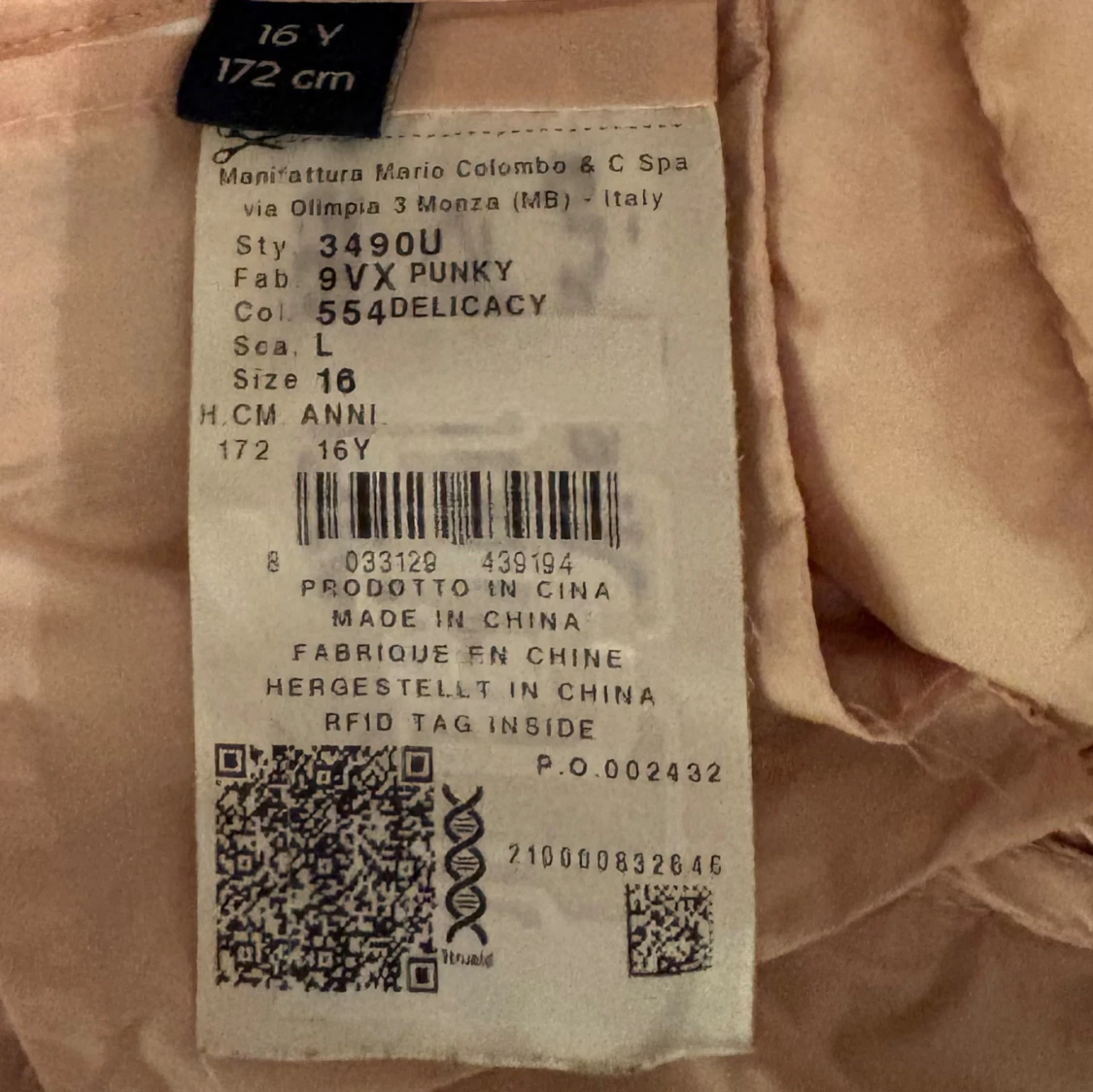 Ljusrosa pufferjacka från Colmar - 2