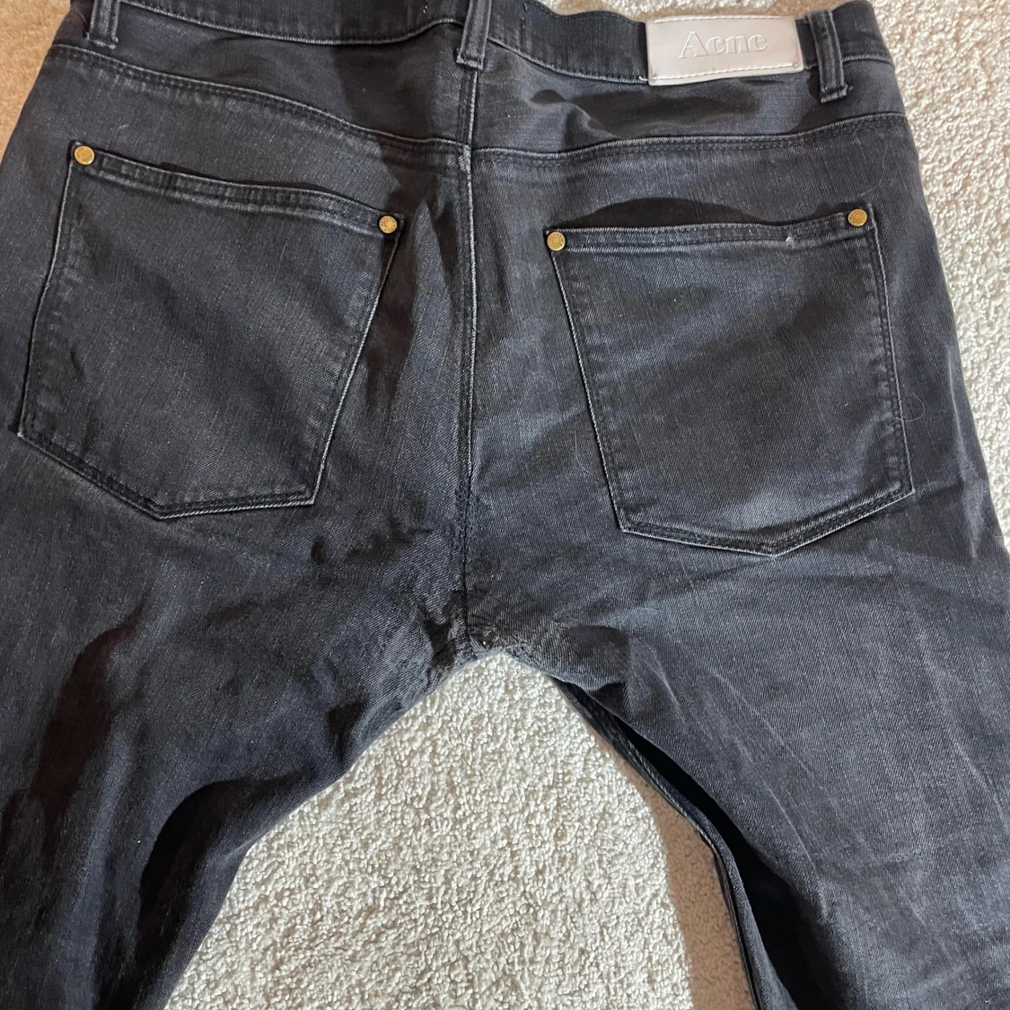 Svarta slim jeans från Acne | W34 L32 - 2