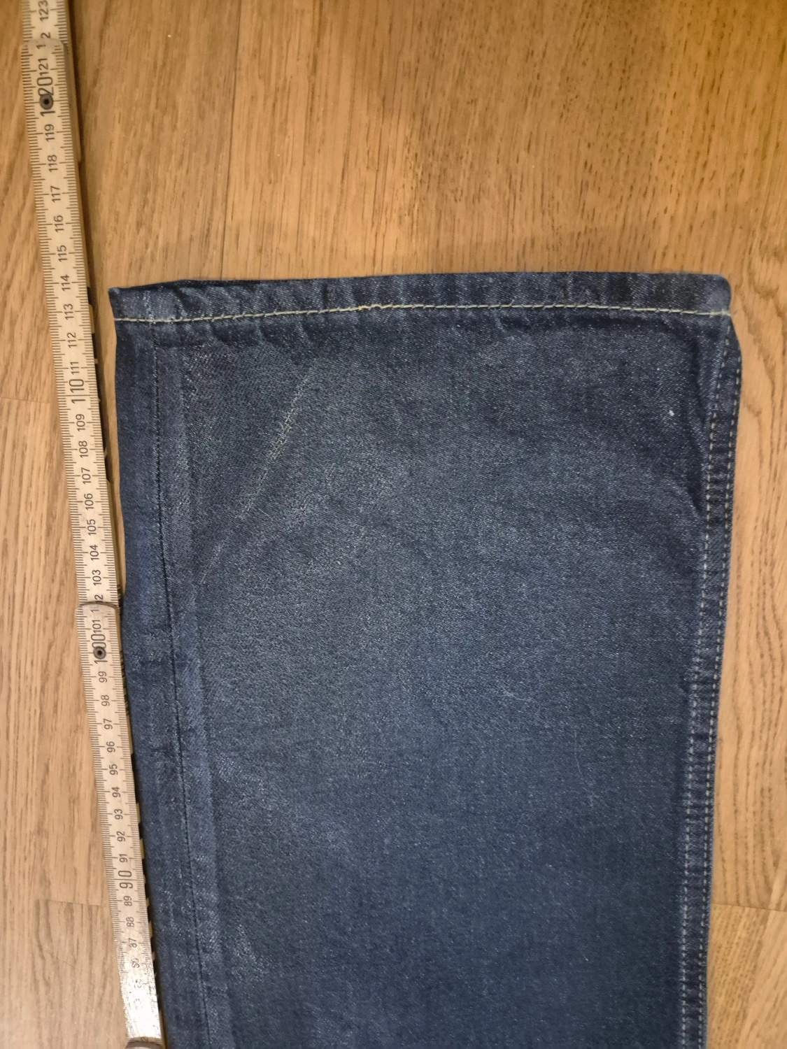 Mörkblå straight jeans från Zara - 5