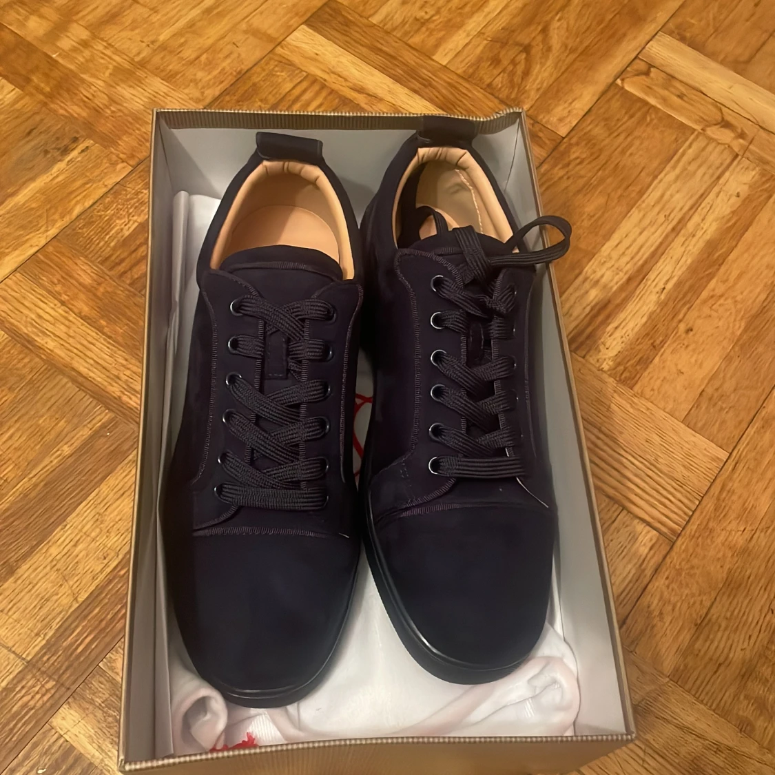 Mörkblå sneakers från Christian Louboutin - 1