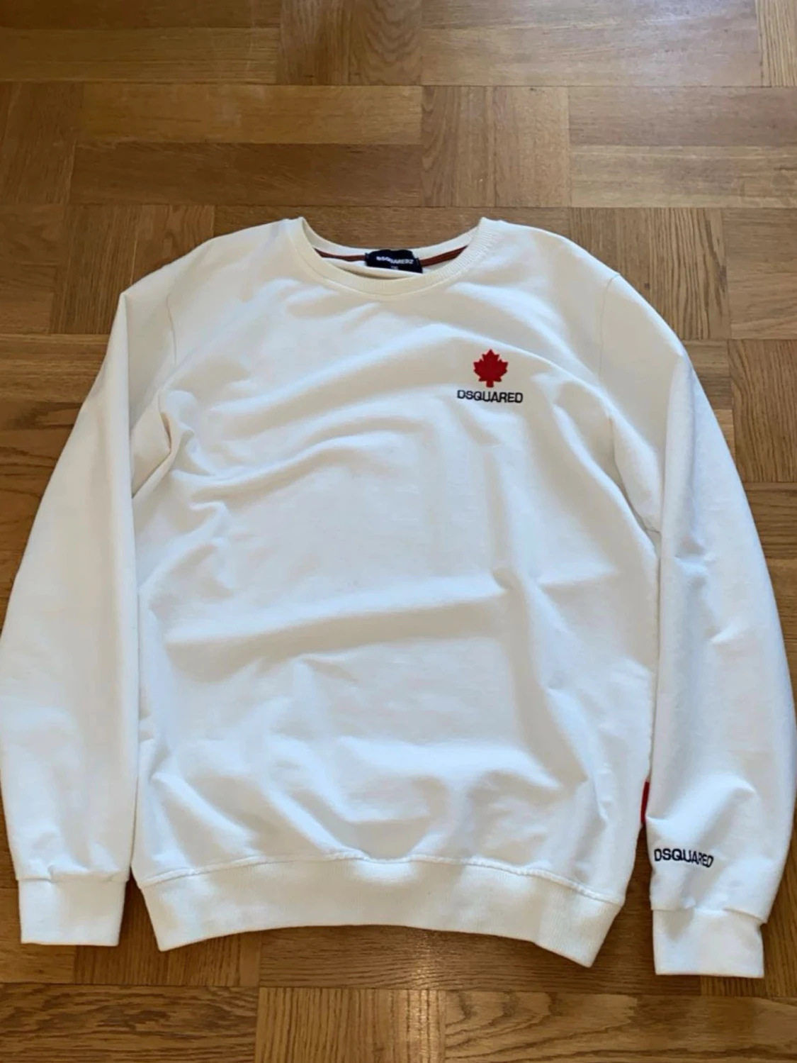 Vit sweatshirt Dsquared2