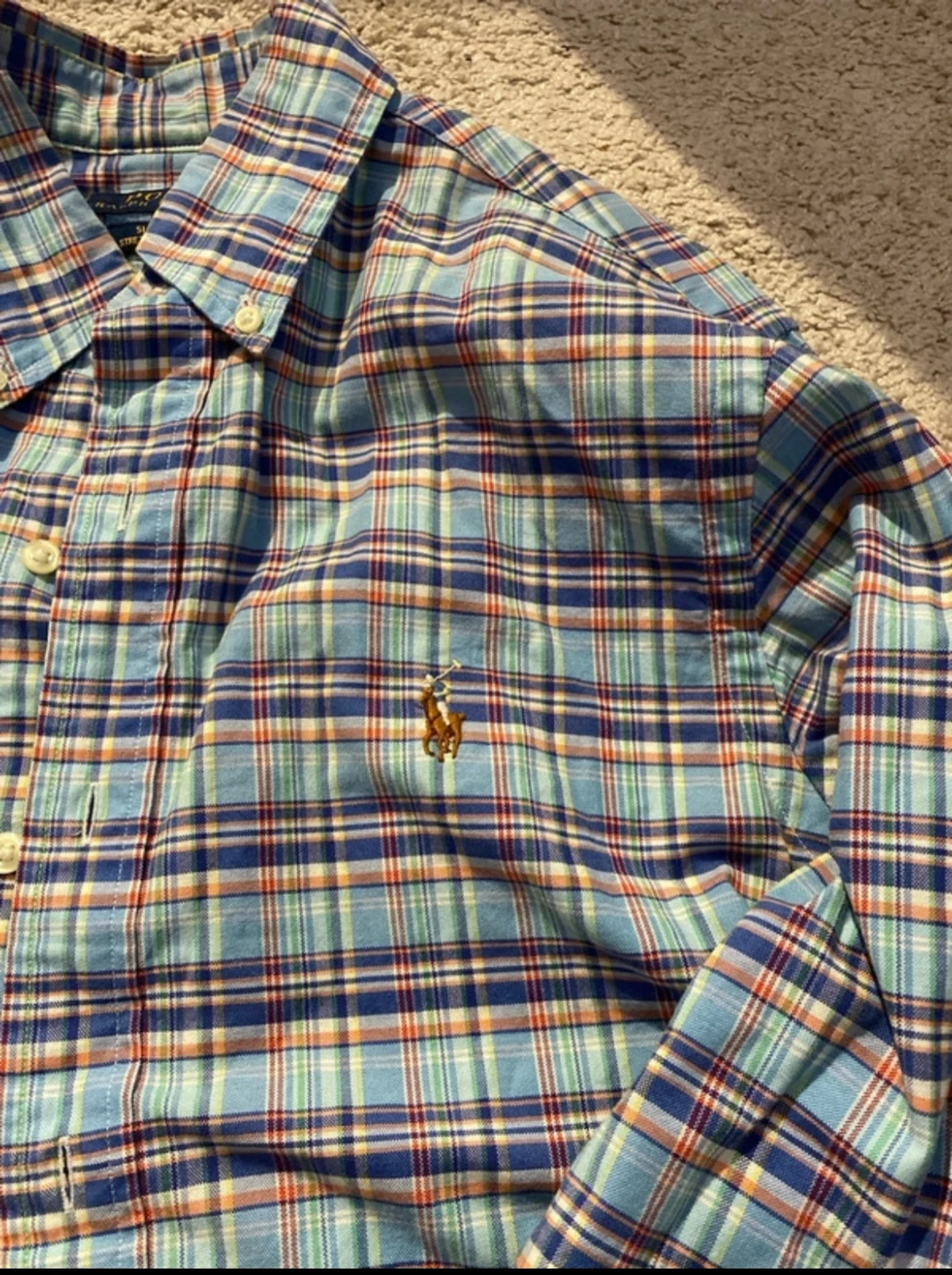 Rutig blå skjorta från Polo Ralph Lauren - 1