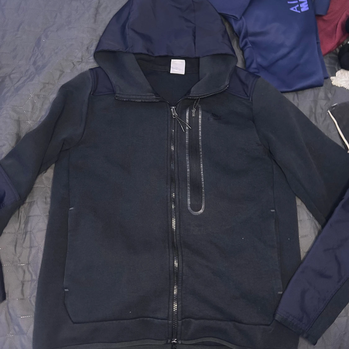 Sällsynt Nike Tech Fleece Svart/Reflektiv - 4