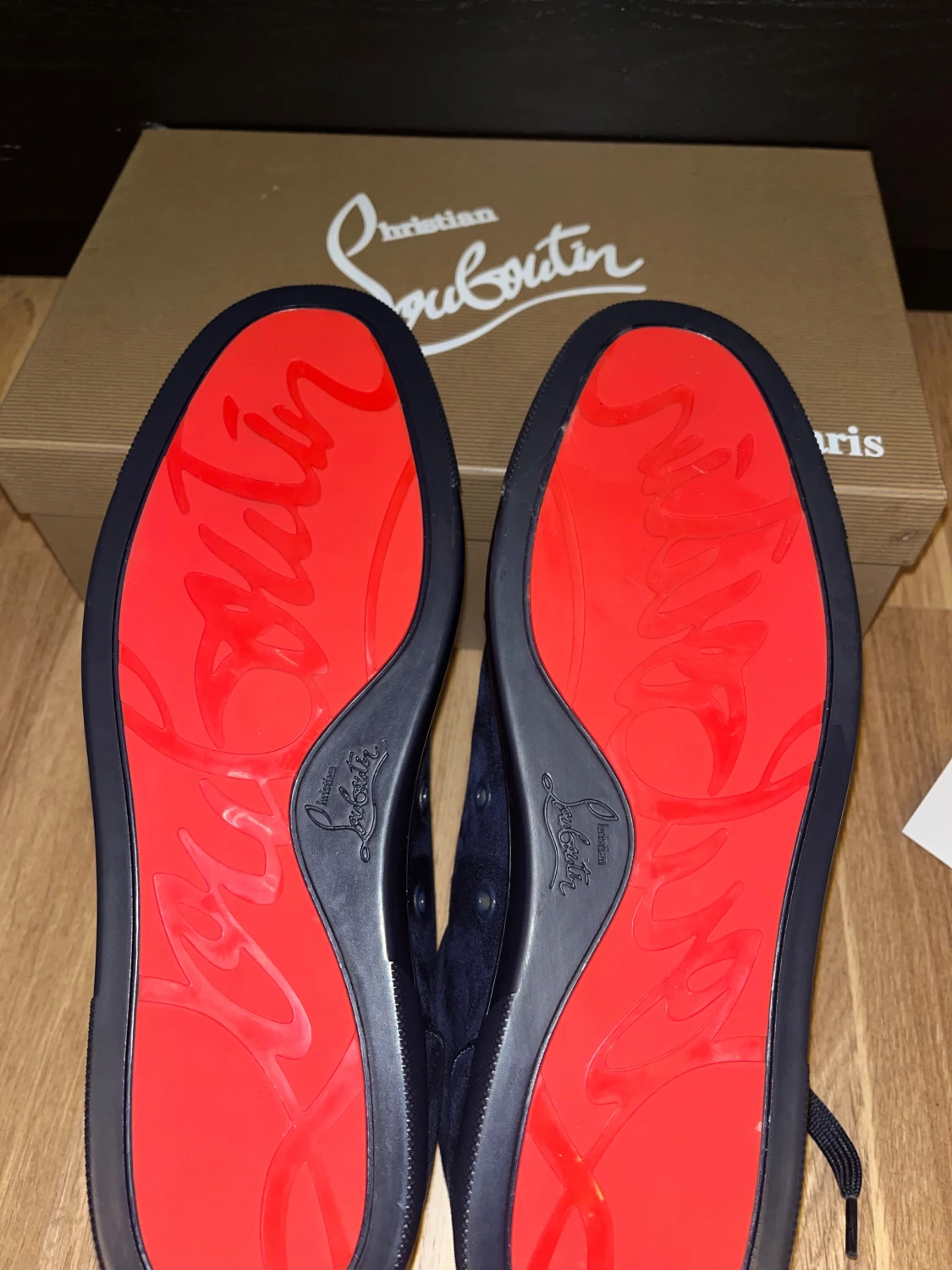 Mörkblåa Christian Louboutin skor - 2