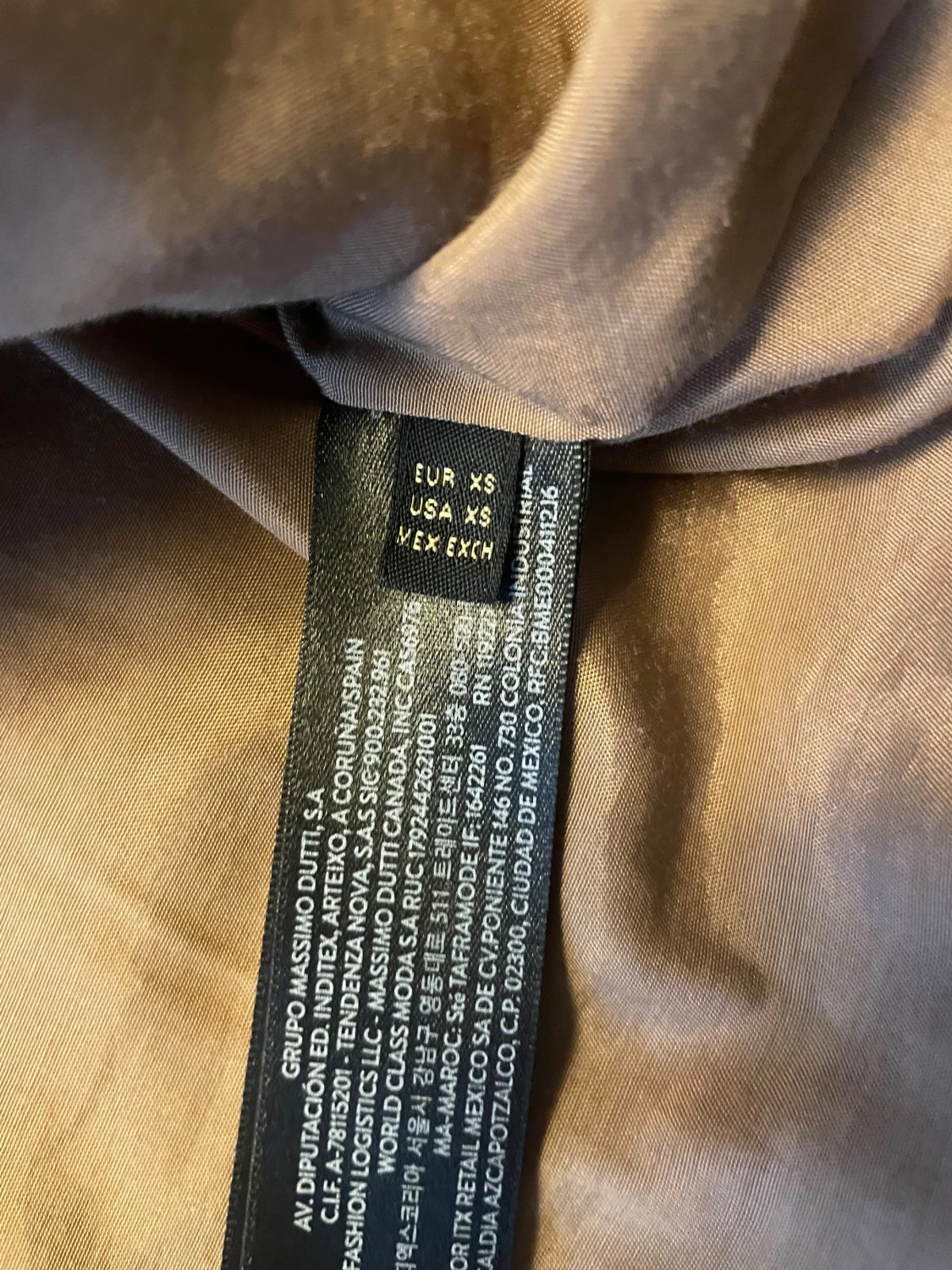 Beige ulljacka från Massimo Dutti - 4