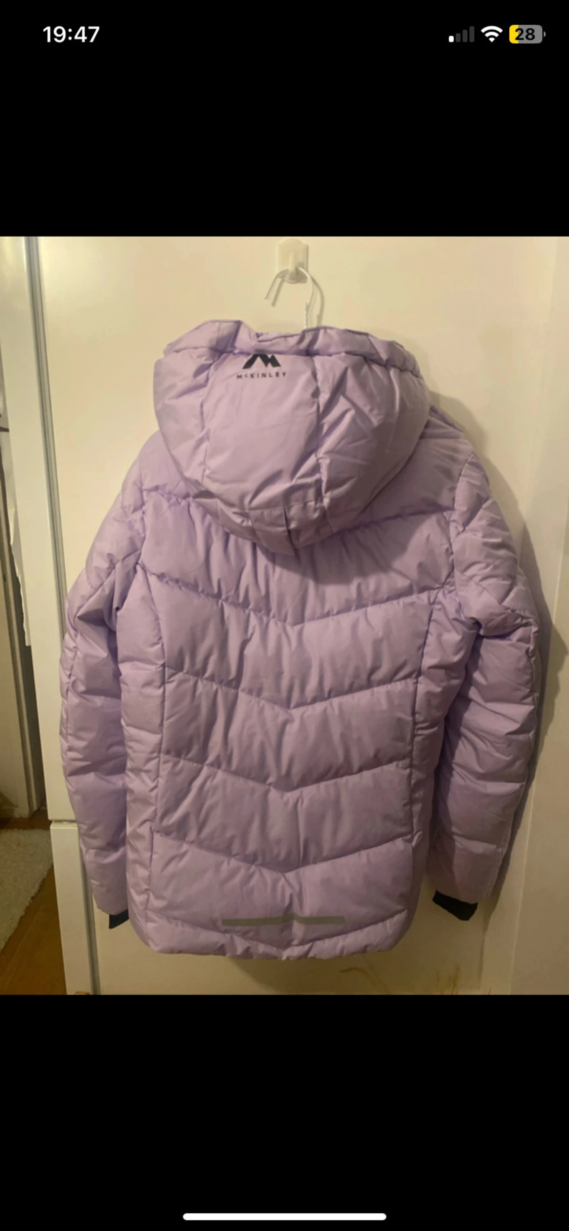 Ljuslila pufferjacka från McKinley - 2