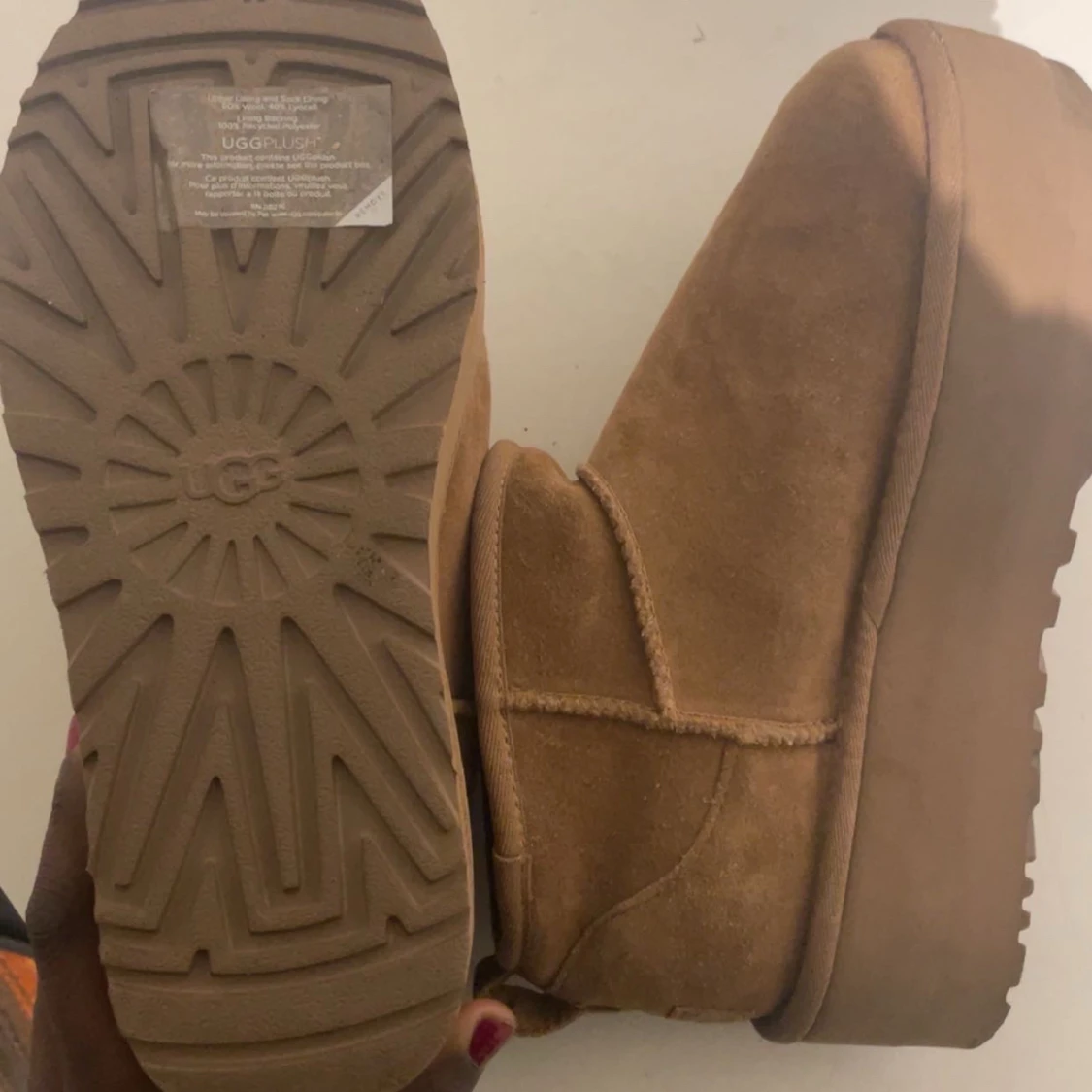 UGG brun boots med hög plattform
