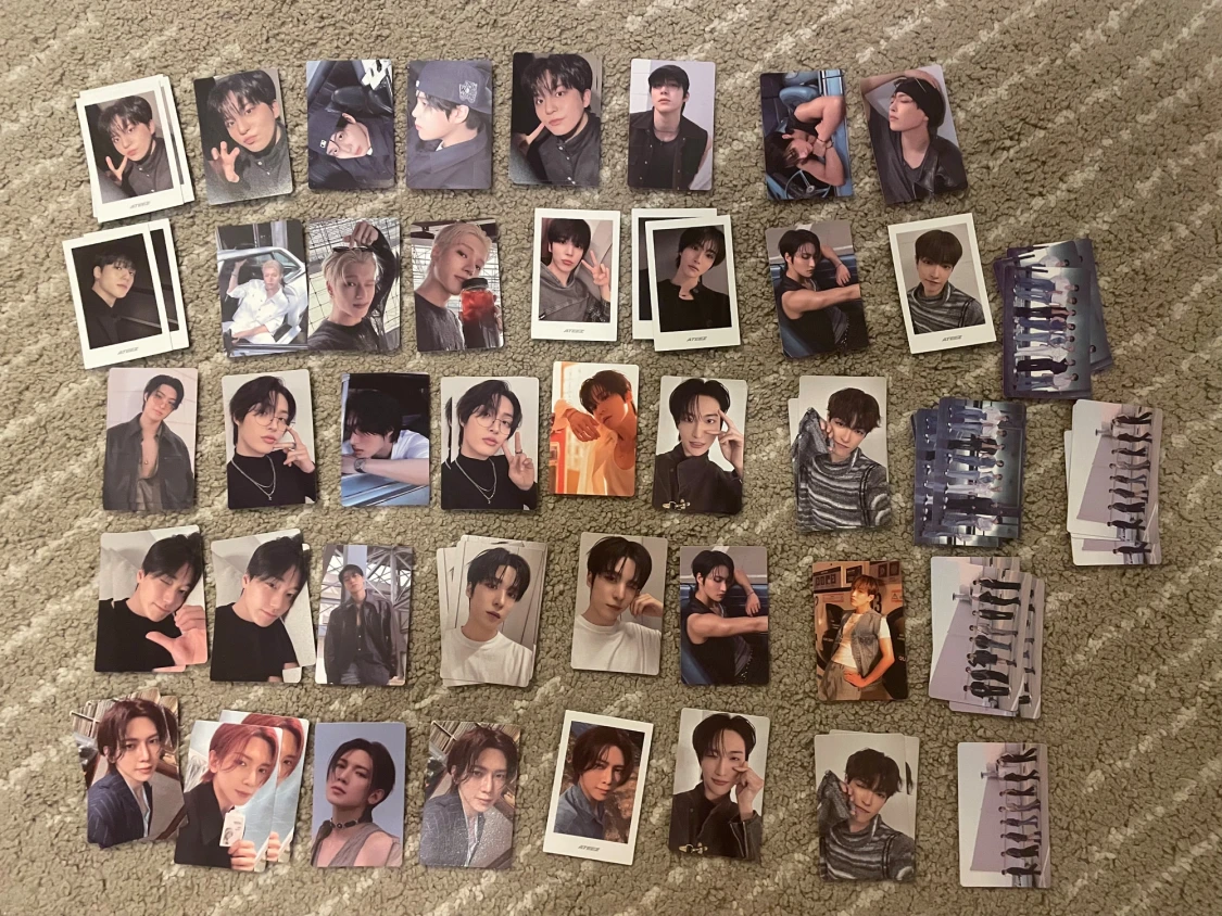 Ateez photocards golden hour pt. 3
