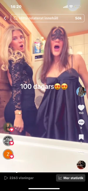 Svart  klänning med spets öppen rygg - Säljer en svart spets klänning med öppen rygg tror den är från kappahl! 