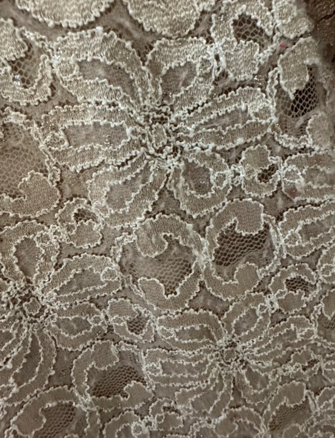 Beige spetsblus från Brittany Black - 2