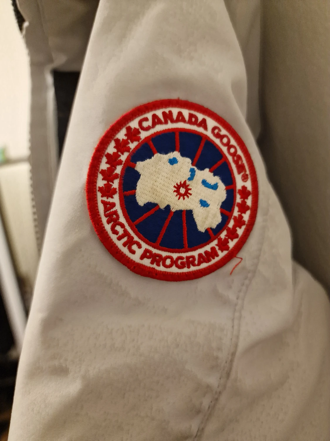 Vit Canada Goose jacka - 3