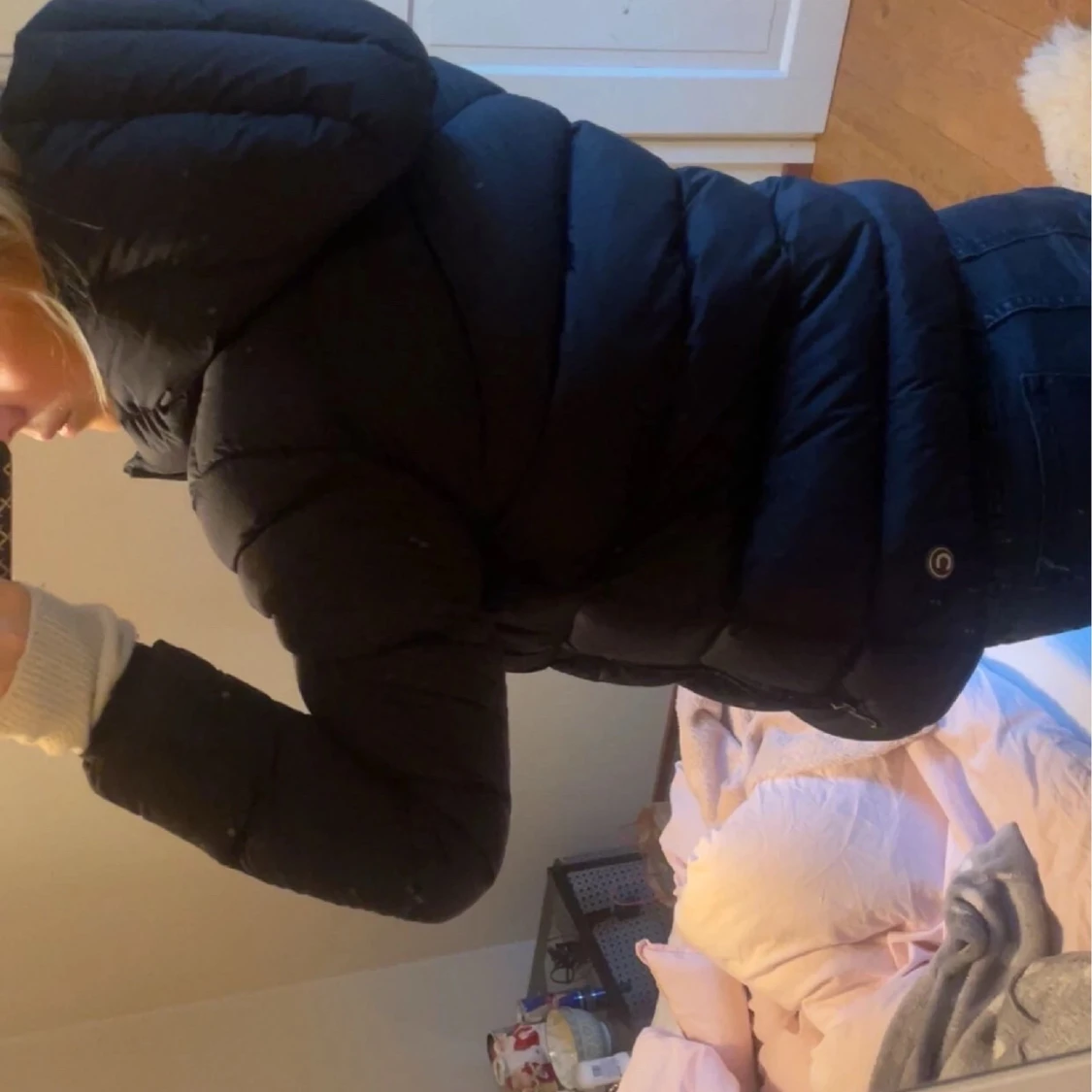 Svart dunjacka från Colmar - 2