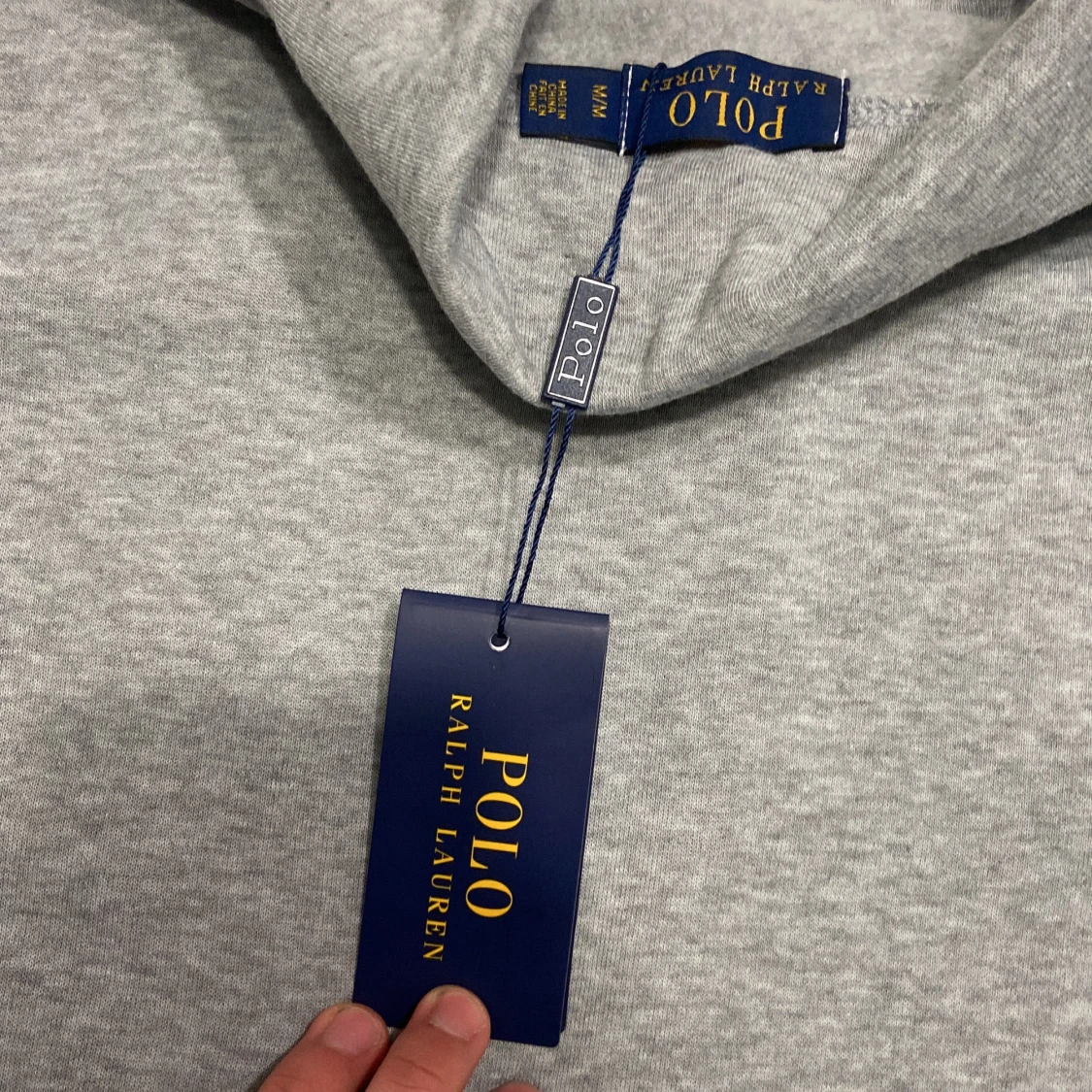 Grå half zip tröja från Polo Ralph Lauren - 4