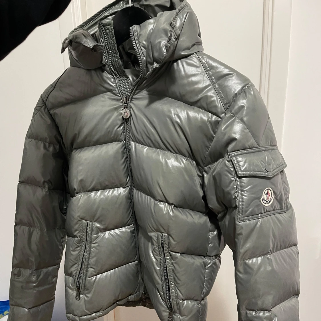 Moncler jacka unisex grå