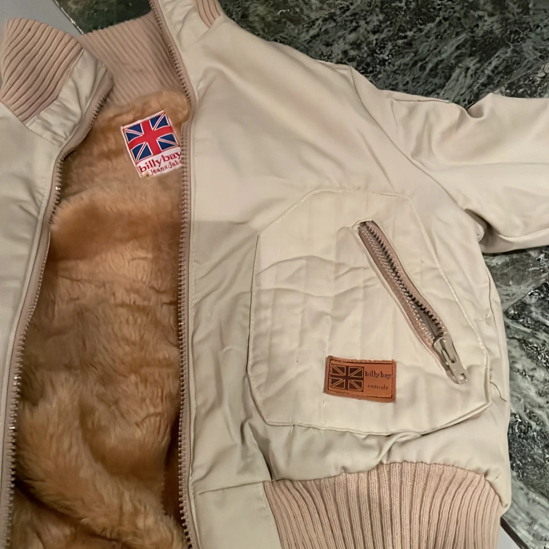 Beige bomberjacka från Billybay - 4