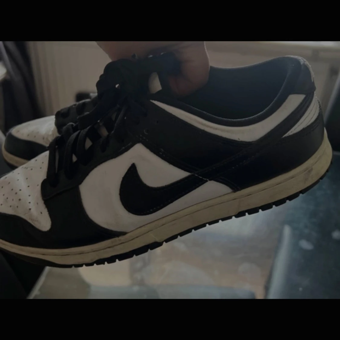 Nike Dunk Low svart/vit sneakers