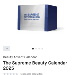Kicks The Supreme Beauty Calendar 2025 - Pris kan förhandlas!! Kicks dyrare julkalender, The supreme beauty calendar inför julen 2025! Råkade beställa 2 av denna kalendern när den släpptes för försäljning online och tänkte testa marknaden innan jag returnerar den ena. Slutsåld online på 1h. Inköpspris 1600kr, värde 8135kr. 