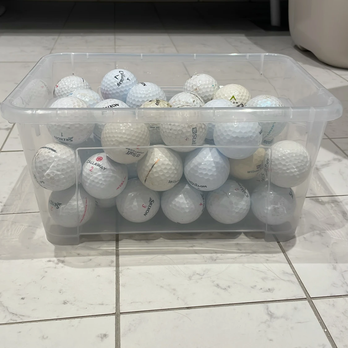 Blandade golfbollar (Callaway, Srixon, Wilson)  - 3