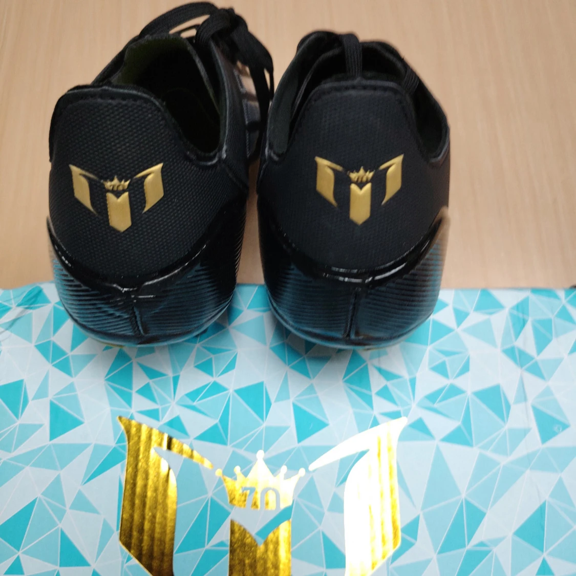 Adidas F50 Messi fotbollsskor svart/guld - 3